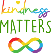 kindness matters in Regenbogenfarben